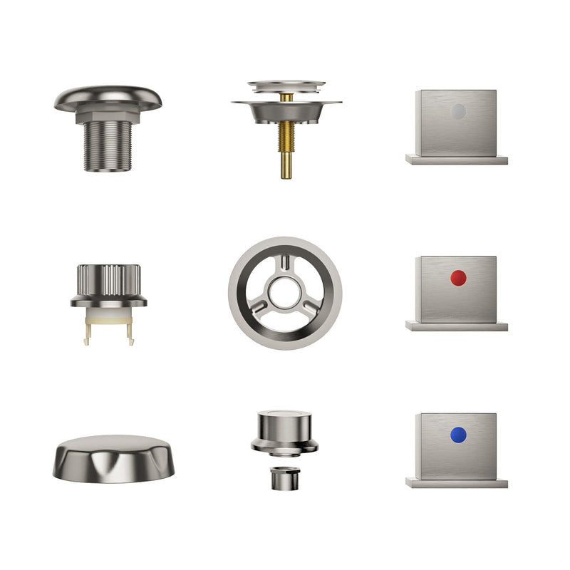 Empava - Bathtub Faucet Fixtures For EMPV-59JT408LED Whirlpool Tub (Bronze) - ACC-408ORB - IMG17