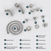 Empava - Bathtub Faucet Fixtures For EMPV-67JT351LED Whirlpool Waterfall Tub (Bronze) - ACC-351ORB - IMG18