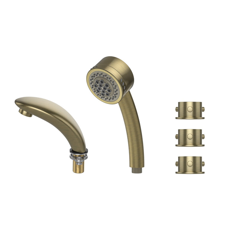 Empava - Bathtub Faucet Fixtures For EMPV-67JT351LED Whirlpool Waterfall Tub (Bronze) - ACC-351ORB - IMG19
