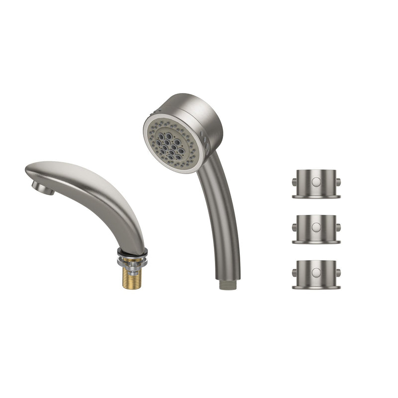 Empava - Bathtub Faucet Fixtures For EMPV-67JT351LED Whirlpool Waterfall Tub (Bronze) - ACC-351ORB - IMG13