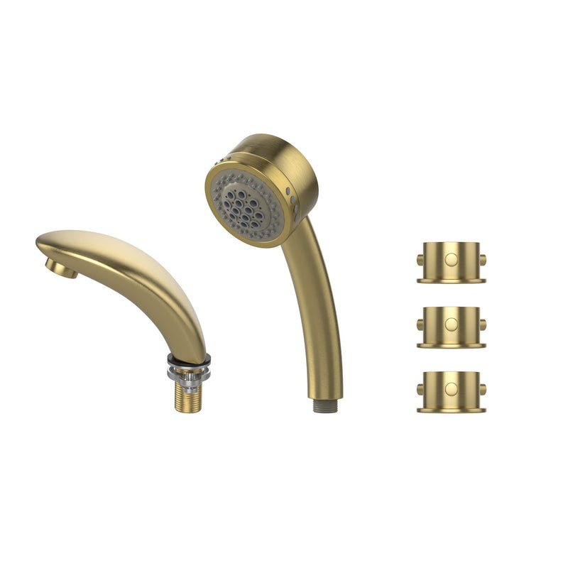 Empava - Bathtub Faucet Fixtures For EMPV-67JT351LED Whirlpool Waterfall Tub (Bronze) - ACC-351ORB - IMG7