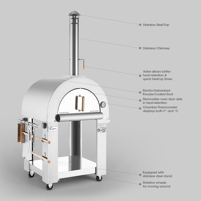 Empava - Outdoor Wood Fired Pizza Oven - EMPV-PG01 - IMG5