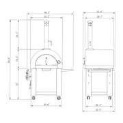 Empava - Outdoor Wood Fired Pizza Oven With Side Table - EMPV-PG05 - IMG14