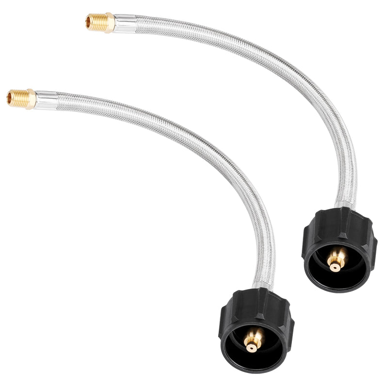 Empava - 2pcs 1/4" NPT Stainless Braided Hose - EMPV-12EH42 - IMG1