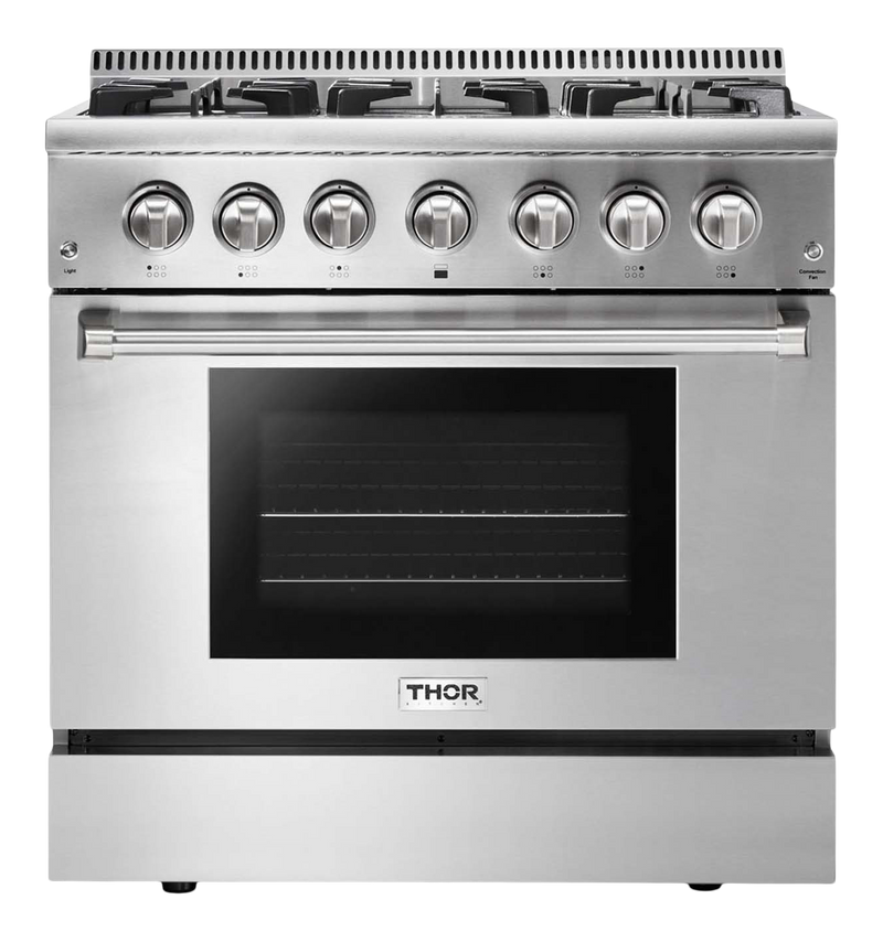 THOR Kitchen - 36-inch Dual Fuel Range Professional - HRD3606U - IMG1