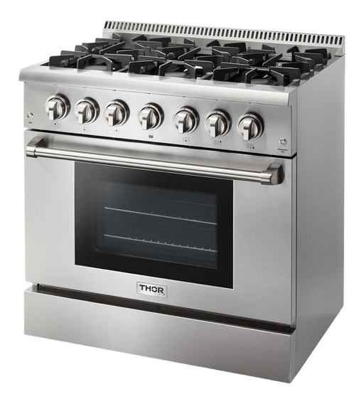 THOR Kitchen - 36-inch Dual Fuel Range Professional - HRD3606U - IMG2