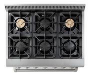 THOR Kitchen - 36-inch Professional Dual Fuel Liquid Propane Range - HRD3606ULP - IMG5