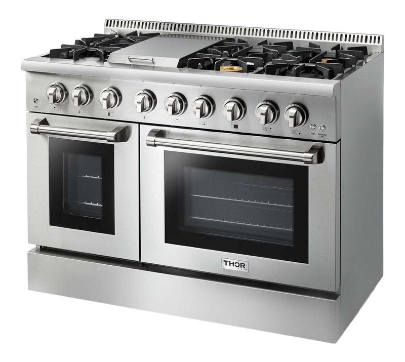 THOR Kitchen - 48 Inch Dual Fuel Range in Stainless SteelProfessional - HRD4803U - IMG2