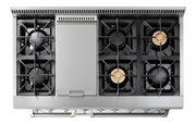 THOR Kitchen - 48 Inch Dual Fuel Range in Stainless SteelProfessional - HRD4803U - IMG4