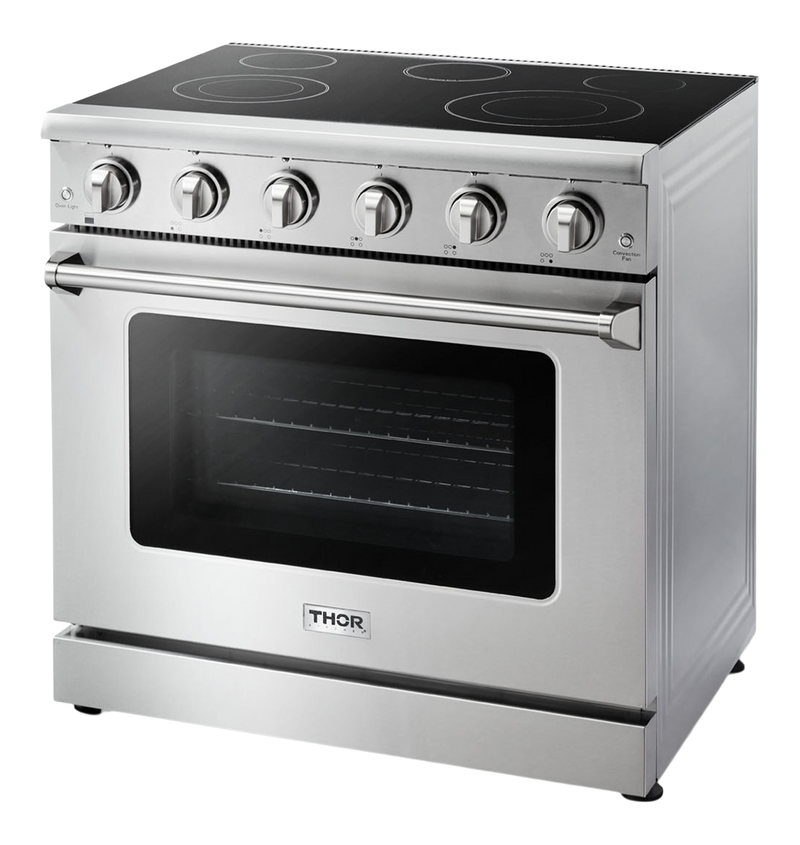 THOR Kitchen - 36-inch Electric Range Professional - HRE3601 - IMG2