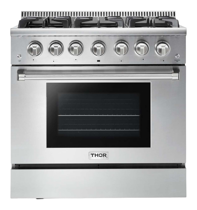 THOR Kitchen - 36-inch Professional Gas Range - HRG3618U - IMG1