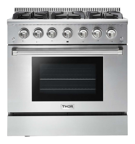THOR Kitchen - 36-inch Professional Gas Range - HRG3618U - IMG1