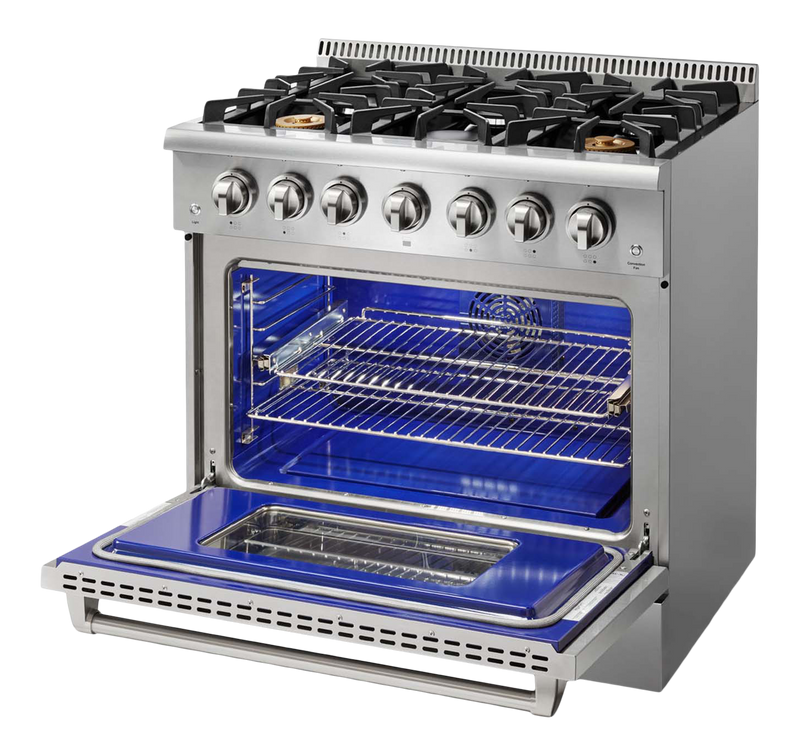 THOR Kitchen - 36-inch Professional Liquid Propane Range - HRG3618ULP - IMG4