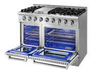 THOR Kitchen - 48-inch Professional Liquid Propane Range - HRG4808ULP - IMG2