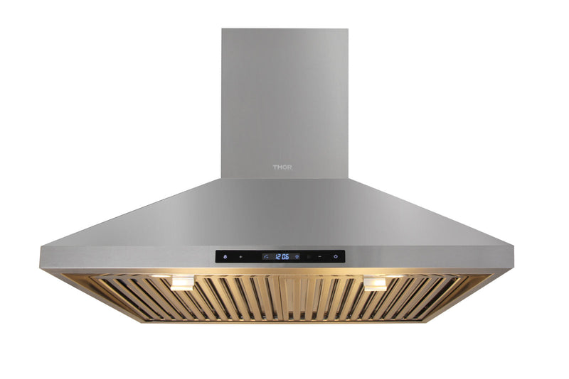 Thor Kitchen - 30 in. Wall Mount LED Light Range Hood in Stainless Steel - HRH3007