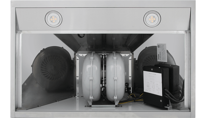 Thor Kitchen - 30 in. Wall Mount LED Light Range Hood in Stainless Steel - HRH3007