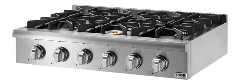 THOR Kitchen - 36-inch Professional Gas Rangetop - HRT3618U - IMG3