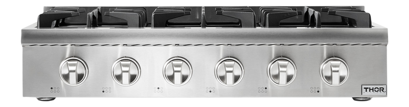 THOR Kitchen - 36-inch Professional LP Rangetop - HRT3618ULP - IMG1