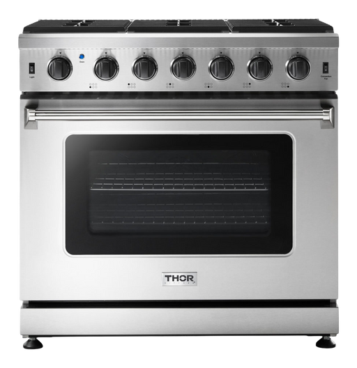THOR Kitchen - 36-inch Gas Range - LRG3601U - IMG1