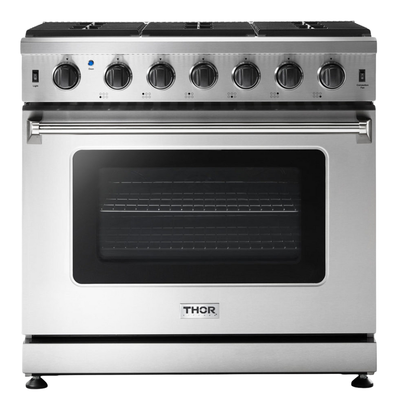 THOR Kitchen - 36-inch Liquid Propane Range - LRG3601ULP - IMG1
