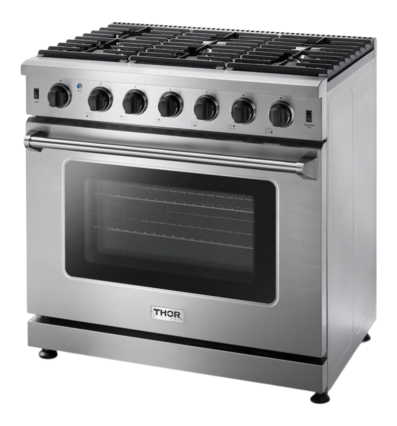 THOR Kitchen - 36-inch Gas Range - LRG3601U - IMG2