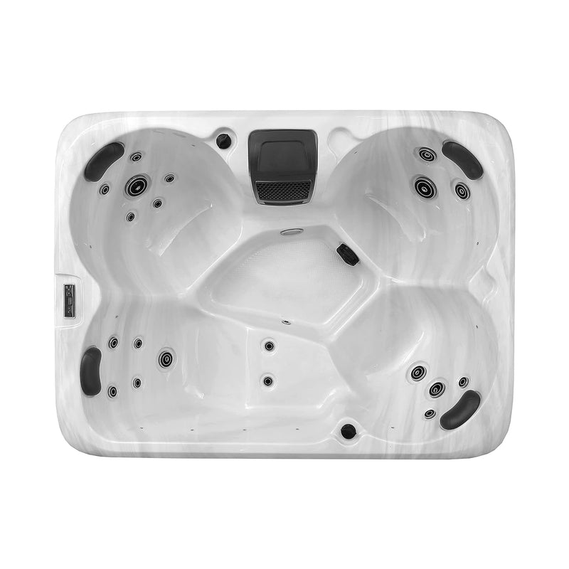 Empava - Luxury Freestanding 4-Person Rectangle Outdoor Hot Tub - EMPV-SPA3527 - IMG10