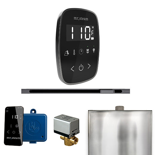 Mr. Steam - ButlerFlex Linear Control Pkg BUTLERFLEX LINEAR PKG (Satin Steel / Black) - BFLBKST - IMG12