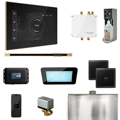 Mr. Steam - Bliss Linear Control Pkg BLISS LINEAR PKG (Brushed Bronze / Black) - BLS1-BKLBB - IMG2