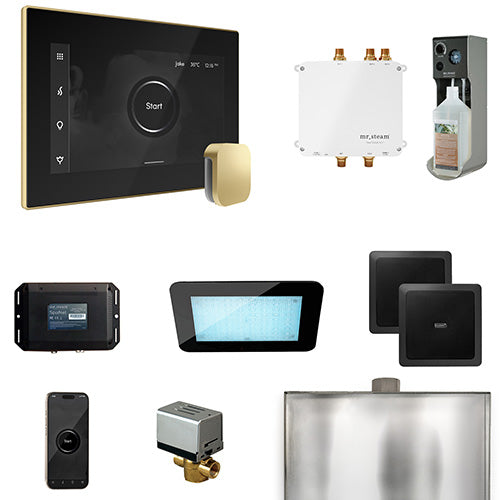 Mr. Steam - Bliss Control Pkg BLISS PKG (Satin Brass / Black) - BLS1-BKSB - IMG11