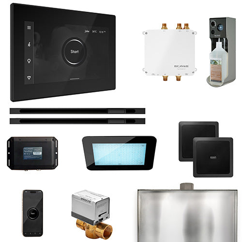 Mr. Steam - Bliss Max Linear Control Pkg BLISS MAX LINEAR PKG (Matte Black / Black) - BLS1-BKXLMB - IMG5