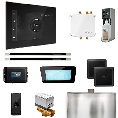 Mr. Steam - Bliss Max Linear Control Pkg BLISS MAX LINEAR PKG (Polished Nickel / Black) - BLS1-BKXLPN - IMG10