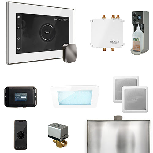 Mr. Steam - Bliss Control Pkg BLISS PKG (Brilliant Black / White) - BLS1-WHBL - IMG16