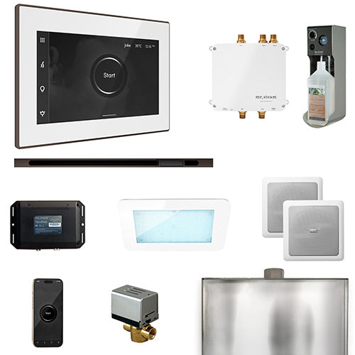 Mr. Steam - Bliss Linear Control Pkg BLISS LINEAR PKG (Oil Rubbed Bronze / White) - BLS1-WHLOB - IMG20