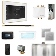Mr. Steam - Bliss Linear Control Pkg BLISS LINEAR PKG (Polished Brass / White) - BLS1-WHLPB - IMG21