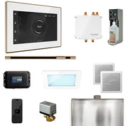 Mr. Steam - Bliss Linear Control Pkg BLISS LINEAR PKG (Polished Gold / White) - BLS1-WHLPG - IMG22