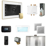 Mr. Steam - Bliss Control Pkg BLISS PKG (Satin Brass / White) - BLS1-WHSB - IMG24