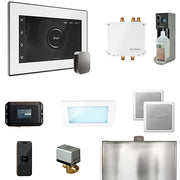 Mr. Steam - Bliss Control Pkg BLISS PKG (Satin Steel / White) - BLS1-WHST - IMG25