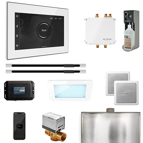 Mr. Steam - Bliss Max Linear Control Pkg BLISS MAX LINEAR PKG (Polished Chrome / White) - BLS1-WHXLPC - IMG14