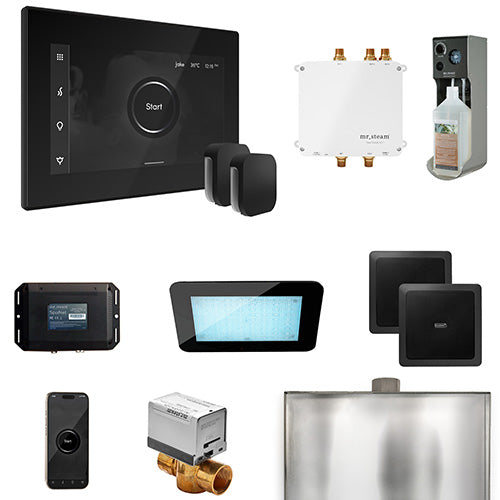 Mr. Steam - Bliss Max Control Pkg BLISS MAX PKG (Matte Black / Black) - BLS1-BKXMB - IMG5