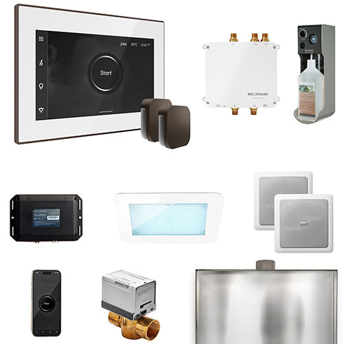 Mr. Steam - Bliss Max Control Pkg BLISS MAX PKG (Oil Rubbed Bronze / White) - BLS1-WHXOB - IMG20
