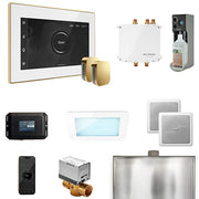 Mr. Steam - Bliss Max Control Pkg BLISS MAX PKG (Polished Brass / White) - BLS1-WHXPB - IMG21