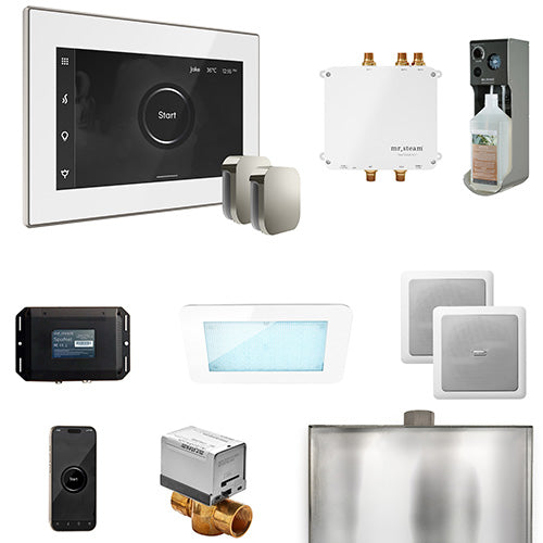 Mr. Steam - Bliss Max Control Pkg BLISS MAX PKG (Polished Nickel / White) - BLS1-WHXPN - IMG23