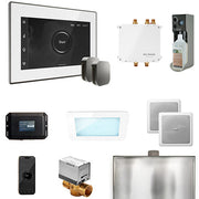 Mr. Steam - Bliss Max Control Pkg BLISS MAX PKG (Satin Steel / White) - BLS1-WHXST - IMG25