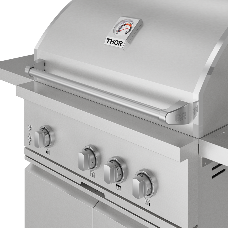 THOR Kitchen - 32-inch Gordon Ramsay Collection Freestanding/Built-in Gas Grill (Stainless Steel / Stainless Steel) - RBG3201 - IMG5