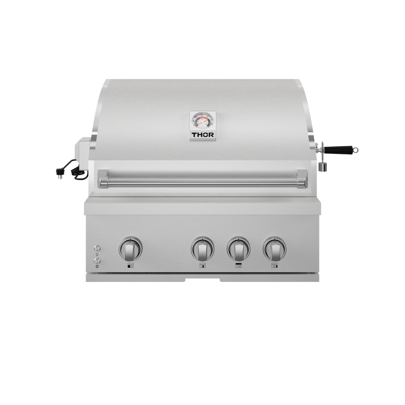 THOR Kitchen - 32-inch Gordon Ramsay Collection Built-In Gas Grill (Stainless Steel / Stainless Steel) - RBG3201-G - IMG1