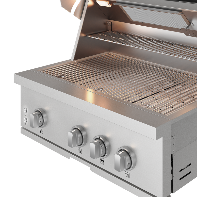 THOR Kitchen - 32-inch Gordon Ramsay Collection Built-In Gas Grill (Stainless Steel / Stainless Steel) - RBG3201-G - IMG4