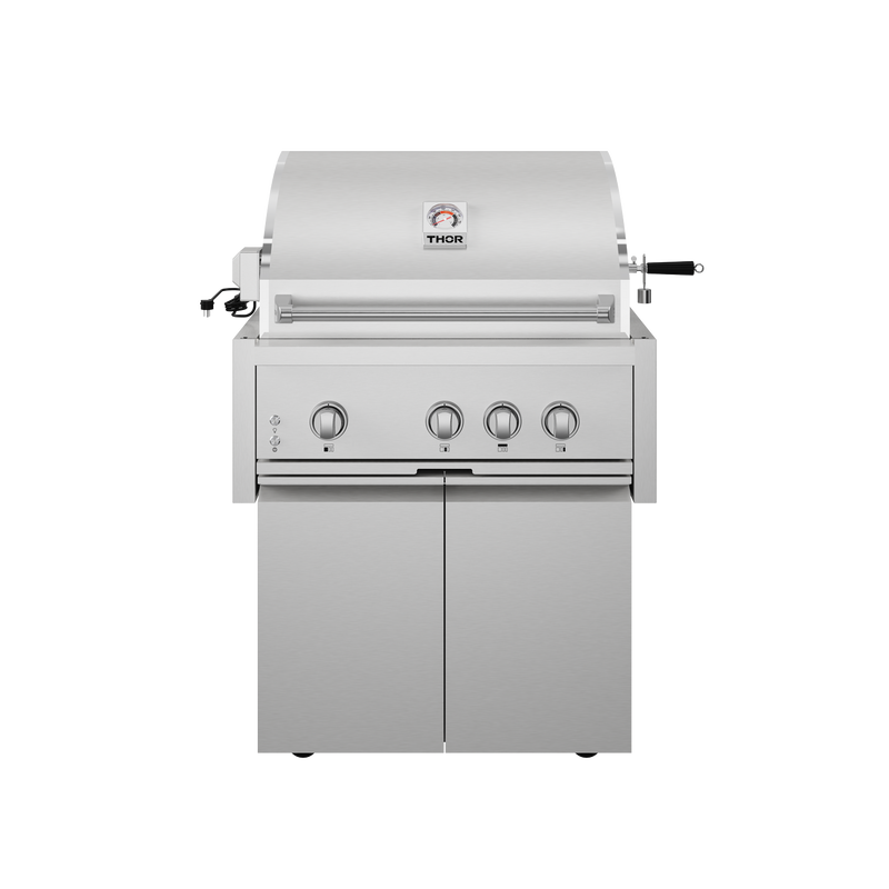 THOR Kitchen - 32-inch Gordon Ramsay Collection Freestanding/Built-in Gas Grill (Stainless Steel / Stainless Steel) - RBG3201 - IMG1