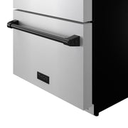 THOR Kitchen - Gordon Ramsay Series 24" Undercounter Built-In or Freestanding Drawer Refrigerator Stainless Steel/Black - RF24U-BLK - IMG7