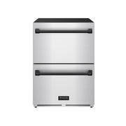 THOR Kitchen - Gordon Ramsay Series 24" Undercounter Built-In or Freestanding Drawer Refrigerator Stainless Steel/Black - RF24U-BLK - IMG1