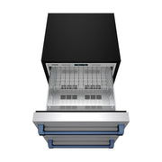 THOR Kitchen - Gordon Ramsay Series 24" Undercounter Built-In or Freestanding Drawer Refrigerator Stainless Steel/Blue - RF24U-BLU - IMG9